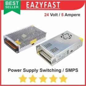 Power Supply PSU Jaring 24V 5A Adaptor Trafo Switching SMPS DC LED FAN