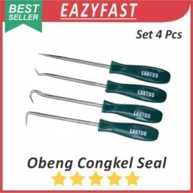 Obeng Congkel Kail Cungkil Pelepas Seal Roler O Ring Oring Set 4 Pcs