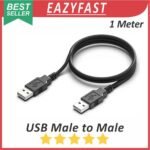 Kabel USB A Male to Male Printer Fax Scanner Jantan ke Jantan 1m 1 m meter Cowok Cowok