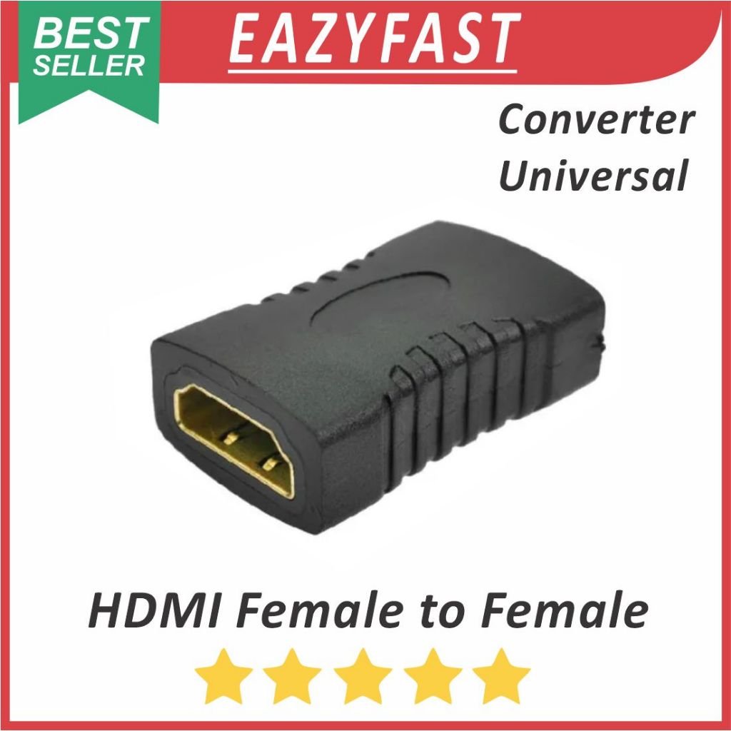 ginee_20251107110305769_0449316324.jpeg Converter Adapter HDMI Female to HDMI Female Cewek Betina Sambungan Perpanjang Kabel Konverter Adaotor - Image 1