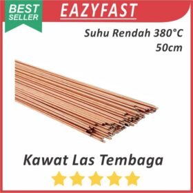 Kawat Las Tembaga Suhu Rendah 50cm 1.5mm 2mm Low Temperature Tambal Pipa Pipe Flux Brazing Gas Torch