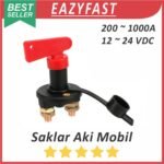 Saklar Pemutus Aki Mobil M10 Engine Main Cutoff Switch 12V 12 V Volt 200A 1000A High Current Arus Tinggi