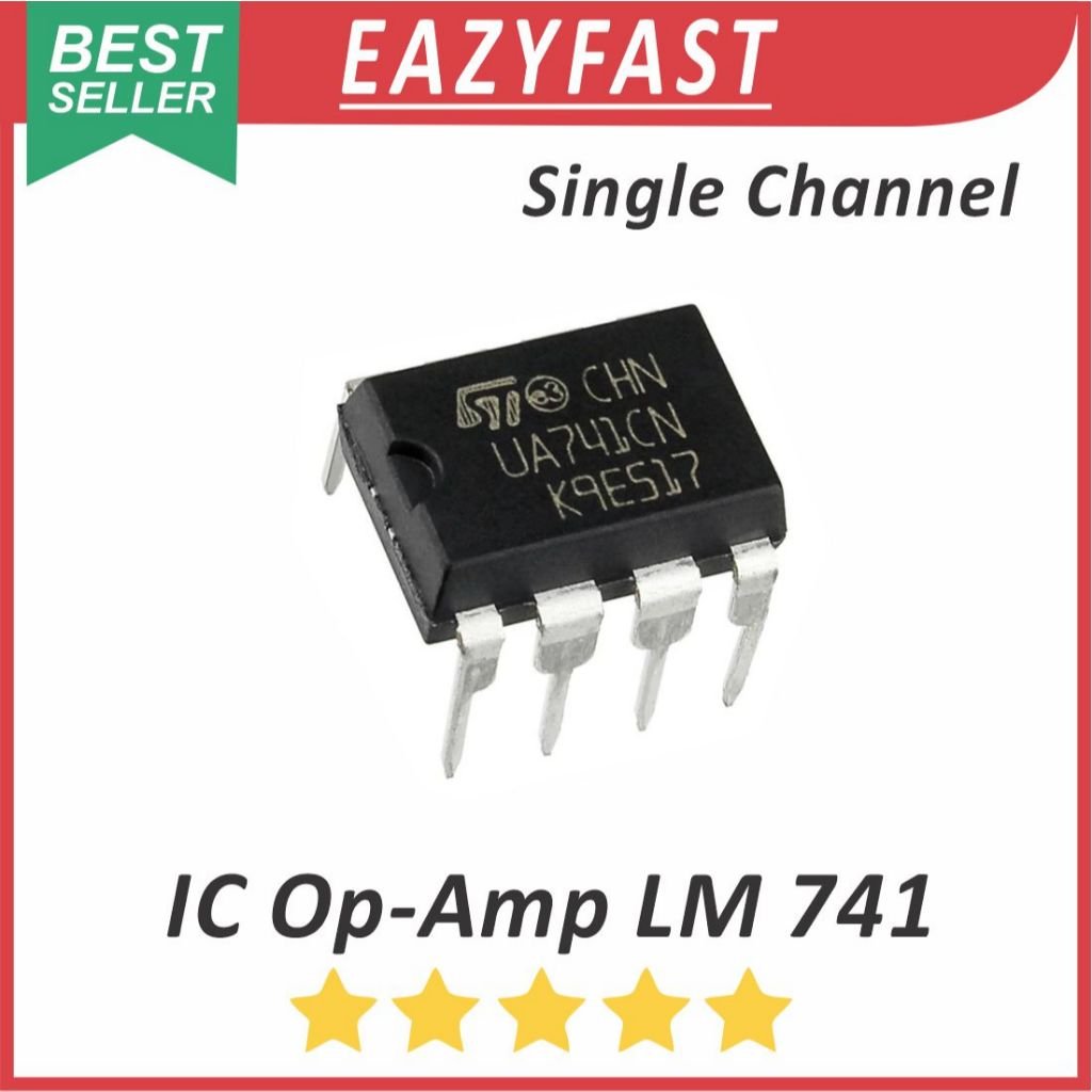 ginee_20251125155701762_6998016935.jpeg IC Op Amp LM741 UA741 LM UA 741 CP CN DIP Transistor Chip Operational Amplifier Ampli Comparator OpAmp - Image 1