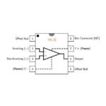 IC Op Amp LM741 UA741 LM UA 741 CP CN DIP Transistor Chip Operational Amplifier Ampli Comparator OpAmp - Image 2