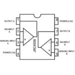 IC Dual Op Amp Low Noise JRC4580 JRC 4580 D DIP Transistor Chip JRC4580D Operational Amplifier Ampli OpAmp - Image 2