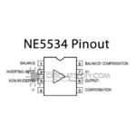 IC Low Noise Op Amp NE5534 NE 5534 P DIP Transistor Chip NE5534P Operational Amplifier Ampli OpAmp - Image 2