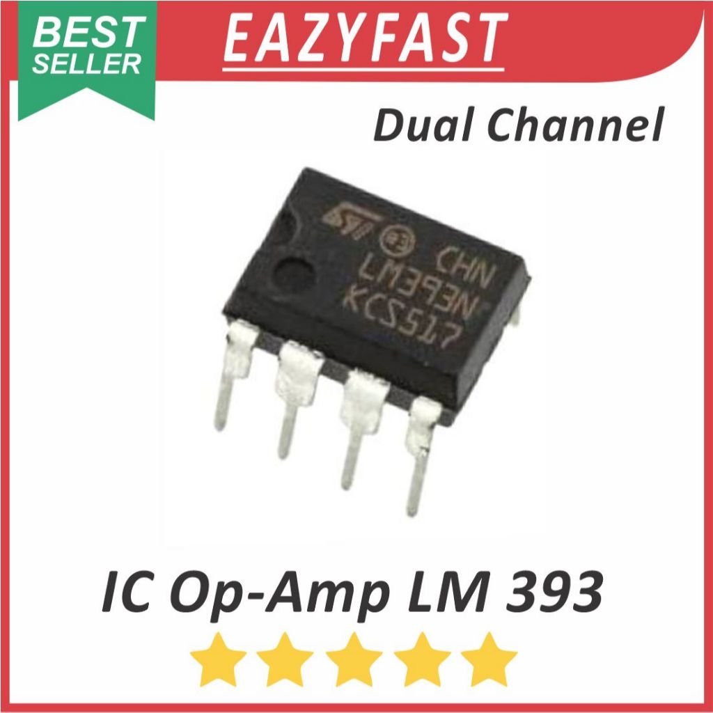 ginee_20251125165841699_5166538841.jpeg IC Dual Op Amp LM393 LM 393 P N DIP Transistor Chip LM393N LM393P Voltage Comparator Operational Amplifier OpAmp - Image 1