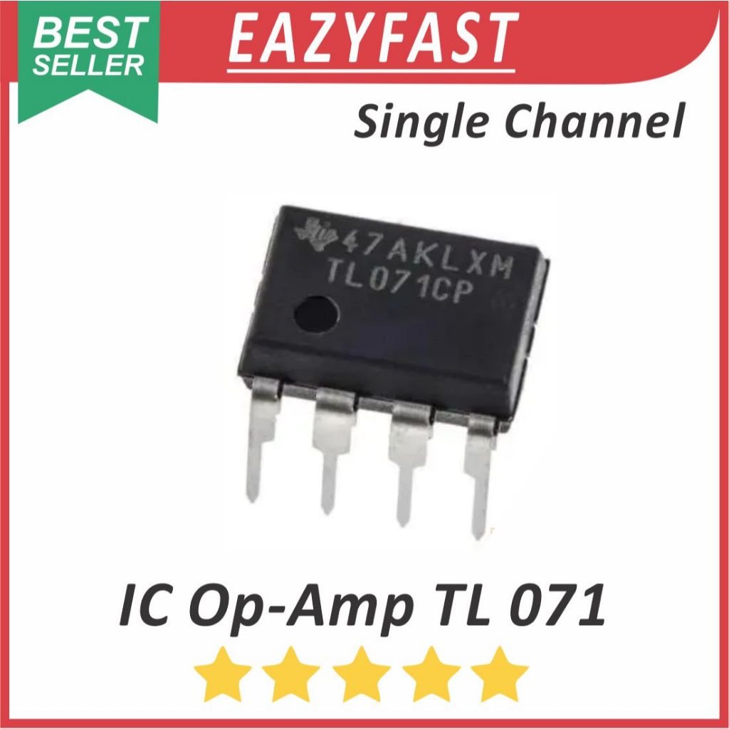 ginee_20251126110558563_1984116573.jpeg IC JFET Op Amp TL071 TL 071 CP ST DIP Transistor Chip TL071CP TL071ST Operational Amplifier Ampli OpAmp - Image 1