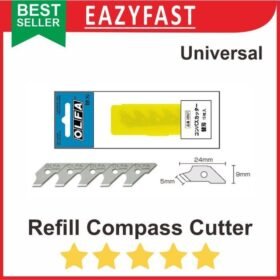 Refill Isi Mata Compass Cutter Lingkaran Radius Circle Jangka Busur
