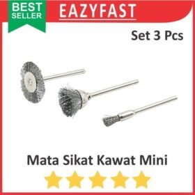 Sikat Kawat Besi Mini Grinder Wire Brush Dremel Grinding Drill