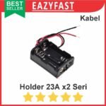 Holder Baterai 2x 23A 23 A x2 2 Seri Kotak Tempat Rumah Dudukan - Image 4