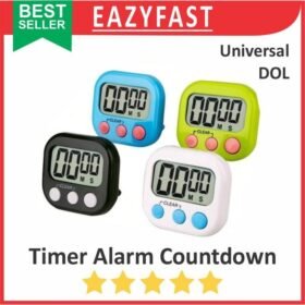Timer Countdown Alarm Digital Dapur Masak Jam Hitung Mundur Kitchen Cook Cooking Clock Stopwatch DOL