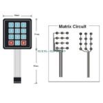 Keypad Numpad Membran 4x3 3x4 12 Matrix Arduino Sensor Button Input - Image 3