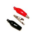 Capit Buaya Jepit Kabel listrik 1 set hitam merah - Image 2
