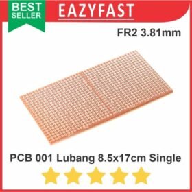 PCB 001 Lubang TR 8x17 Transitor Single Bolong Titik Matrix PCB001