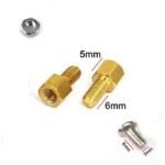Spacer 5mm 5 mm 0.5cm m3 3mm Kaki Dudukan PCB Kuningan Besi 1 set hex - Image 3