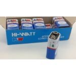 Baterai Kotak 9V 9 V volt HW Hi-Watt Batu Batre bukan ABC Alkaline - Image 3