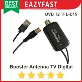 Booster Penguat Sinyal Antenna TV Digital Antena Signal Amplifier DVB