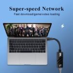 Converter Adapter OTG USB Type C to Ethernet LAN RJ45 100Mbps Cable Kabel Konverter Universal Apple Mac iPhone - Image 3