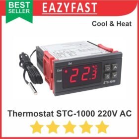 Thermostat STC-1000 220V AC Temperatur Suhu Otomatis Panas Dingin Cool