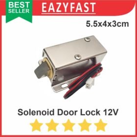 Aktuator Selenoid Door Lock 12V DC Kunci Pintu Elektrik Otomatis RFID Solenoid
