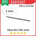 Mata Bor Micro Drill Bits HSS 1mm 1 1.0 mm Straight Shank