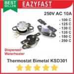 Thermostat Bimetal KSD301 AC 10A 100 150 250 Thermo Fuse KSD 301 302