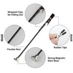 Kawat Capit Buaya Magnet Flexible Helper Hand Tools Rubber Metal Steel Painting Paint Clip 13cm - Image 3