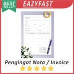 Pengingat Kertas Nota Bon Eazyfast Store