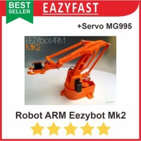 Robotic Robot Arm Tangan Lengan Include 4x Servo 55g 4 Dof 3D Printed
