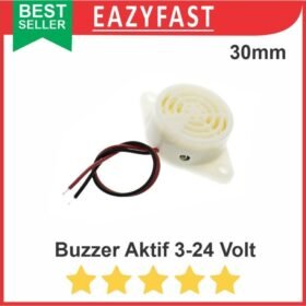 Speaker Buzzer Aktif Continues SFM-27 30mm 3-24 Volt DC Active Beep Alarm High Decibel High Quality Super Loud