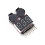 Tester Baterai Lipo Cell 1-8s Battery Test Low Voltage Buzzer Alarm Lithium Polymer 1 2 3 5 6 8 Cell - Image 2