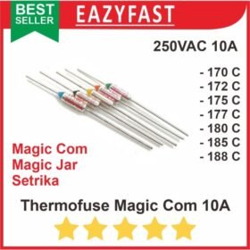 Thermofuse Magic Com Jar 170 172 175 180 185 C 10A Thermal Thermo Fuse