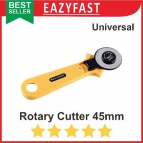 Rotary Cutter 45mm Besar Kain Kulit Kertas Vinyl Film Roda Putar