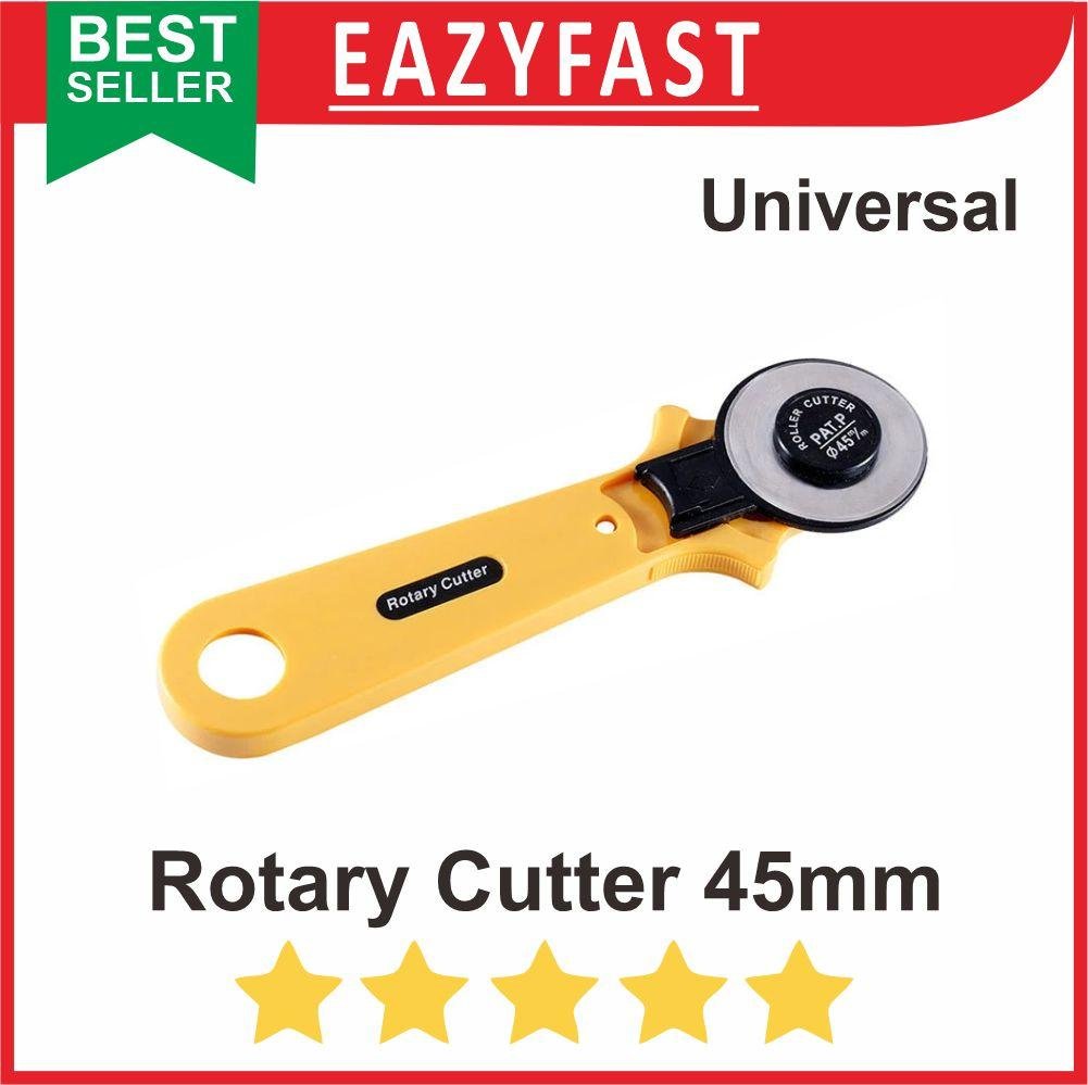ginee_20260205143645824_4290131918.jpeg Rotary Cutter 45mm Besar Kain Kulit Kertas Vinyl Film Roda Putar - Image 1