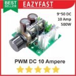 PWM DC 10A 500W Variable Motor Speed Controller Dimmer Lampu LED Lamp