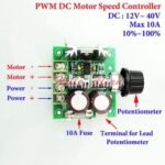 PWM DC 10A 500W Variable Motor Speed Controller Dimmer Lampu LED Lamp - Image 2