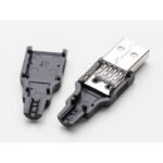 Socket USB 2.0 Connector Male Kosong DIY Plug Type A Jack Jantan 4P - Image 2