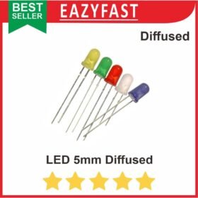 Lampu LED 5mm Warna Diffused Merah Hijau Biru Kuning Orange Putih Red Green Blue Yellow White 5 mm