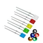 LED Kotak Persegi 2x5x7mm 5mm Diffused Merah Hijau Biru Kuning Putih Red Green Blue Yellow White 5 mm - Image 2