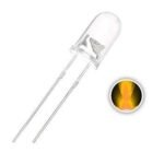 Lampu LED 5mm Warna Clear Bening Merah Hijau Biru Kuning Orange Putih Red Green Blue Yellow White 5 mm Transparan Transparent Clean - Image 4