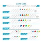 Lampu LED 10mm Clear Bening Merah Hijau Biru Kuning Orange Putih Red Green Blue Yellow 10 mm Besar Clean Transparan Transparent - Image 3
