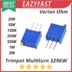 Trimpot Multiturn Trimmer 20K 50K 100K 200K 500K 1M 2M 20 50 100 200 500 K Ohm 203 503 104 204 504 105 205 3296 W 3296W Mutli Turn
