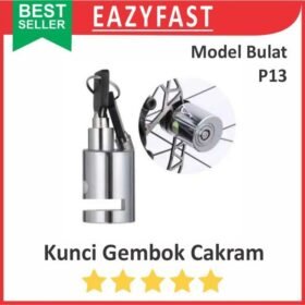 Kunci Gembok Piringan Rem Cakram Sepeda Motor P13 Brake Disc PadLock Ganda Safety Lock Model Bulat