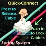 Quick Connect 2 3 Kabel Wire Push Fit Connector Spring Lock Terminal Sambungan Kabel Listrik CH-2 CH-3 - Image 4