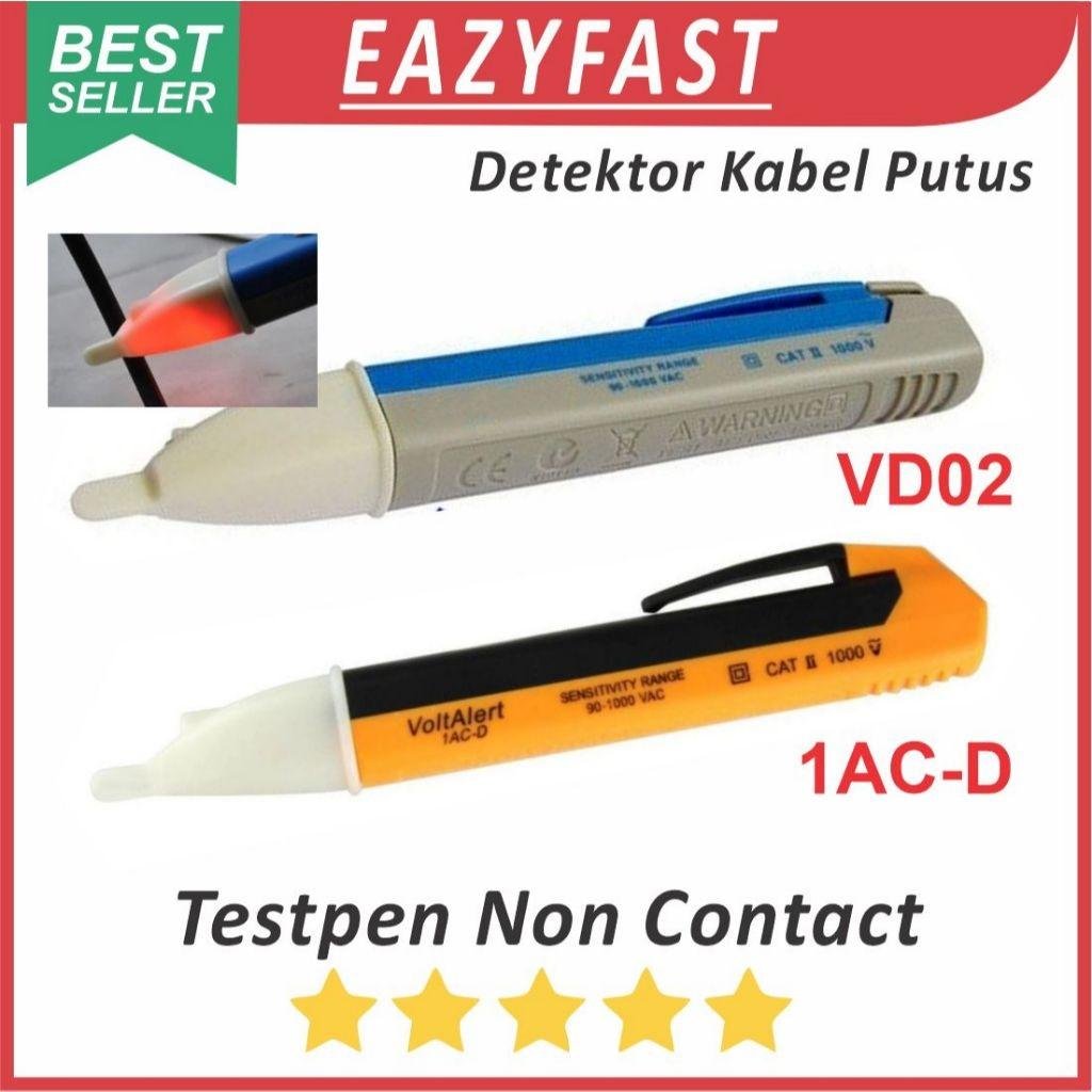 ginee_20260406162643609_6445491518.jpeg Test Pen Non Contact AC Voltage Contacless Detector Kabel Putus Testpen Tespen Bunyi Tanpa Sentuh - Image 1