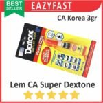Lem Besi Cair G CA Korea Dextone Alteco 110 Power Super Glue Tube Renceng Instant Kecil 3gr 3 gr gram Adhesive