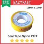 Seal Tape Onda PTFE 1/2" 10m Ulir Pipa Paralon Kran Air Siltip Lem Isolasi Selotip Anti Air 12mm