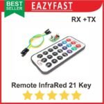 IR Remote Control Infrared Infra Red Merah 21 Key Tombol Arduino