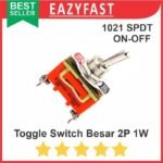 Saklar Toggle Switch 1021 Besar 2 Pin Kaki 2 Posisi 2P 2 Way ON OFF